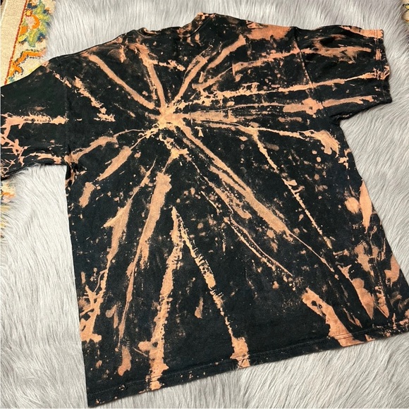 Vintage 1999 Black Bleached Annieville Blues Piano Music T Shirt - Picture 7 of 8